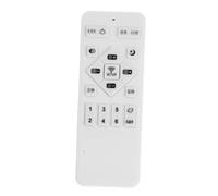 Zerodeko Ceiling Fan Remote Control Replacement Timer Function for Fan Lamp with 6-speed Settings and Extended Battery Life Suitable for Universal Compatibility Bedroom Use