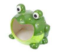 Zerodeko Ceramic Hamster Hideout Small Animal Hut with Sufficient Space round Shape Mimics Natural Burrow for Chinchilla and Hamster Cooling Nest Decoration for Home