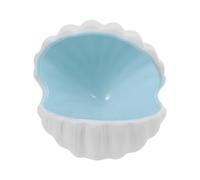 Zerodeko Ceramic Hamster House Seashell Shape Safe Nesting Spot Easy Cleaning Small Animal Hideout Suitable for Rats and Chinchillas