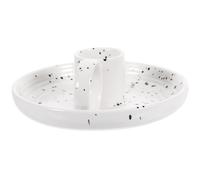 Zerodeko Ceramic Incense Stick Holder Lightweight and Easy to Store Modern White Incense Burner Suitable for Desktop Aromatherapy and Ritual Use