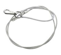 Zerodeko Chew Proof Dog Leash for Puppies and Dogs with Steel Wire and Lightweight Plastic Handle, Bite-resistant Pet Chain for Walking and Attending Events