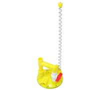 Zerodeko Chicken Drinker Water Line Regulator Poultry Waterer Plastic Yellow Lightweight Water Pressure Adjuster Drinking Machine