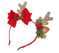 Zerodeko Christmas Cute Bow Headband for Women Lightweight Hair Accessory Party Decorative Headband Matching Various Styles Gift Choice