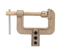 Zerodeko Clamp Welding Thickened with Spring and Sturdy in Design Contact Ground C-Style Brass Copper Grounding Structure for High Current Transfer Home Use and Workshop