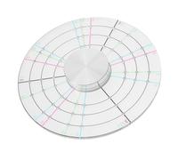 Zerodeko Clay DIY Tool Large Pottery Dividing Template for Precise Clay Shaping and Equal Sectioning Art Disc for Potters and Artists Easy to Transport and Store