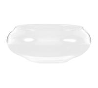 Zerodeko Clear Glass Betta Fish Tank Mini Bowl for Hydroponic Succulent Plants and Goldfish Transparent Water Tank with Chic Modern Design Elegant Terrarium for Home Office Wedding Decor