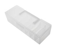 Zerodeko Clear Portable Seed Packet Storage Organizer Box with Multi Compartment Design Sturdy Plastic Seed Storage Container for Gardeners Compact and Lightweight Organizer