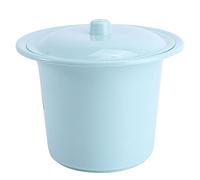 Zerodeko Commode Bucket with Lid Bedside Commode Replacement Pail Chamber Pot Urine Pots Potty Urinal Bucket Portable Toilet for Kids Seniors