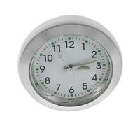 Zerodeko Compact Car Mount Clock with High-definition Night Display Battery-operated Dashboard Analog Clock for Vehicle Interior Decoration Easy Installation for Home and Automotive Use