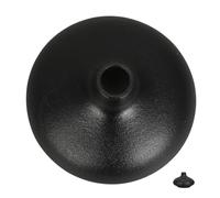 Zerodeko Compact Ceramic Vase Small Round Black for Zen Style Flower Arrangement, Decorative Floral Vase for Living Room