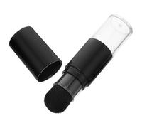 Zerodeko Compact Travel Powder Brush with Soft Fiber Bristles and Portable Plastic Handle, Multi-functional Face Powder and Blush Makeup Tool for On-the-go Contour and Final Application