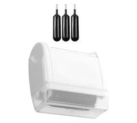 Zerodeko Confidential Roller Stamp Privacy Roller Stamp Plastic White with 3 Ink Refills for Packages and Documents, Office and Home Privacy Protection