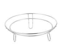 Zerodeko Cooking Rack Wok Rack and Easy to Clean Oven Safe Multi-function Stainless Steel with Three Feet Support for Dining Room Use