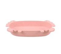 Zerodeko Crab-themed Parrot Bath Tub Plastic Bird Bath for Cage with Spacious Bathing Session and Easy Cleaning, Shower Accessory for Parakeet and Pet Birds inside Cage Pink