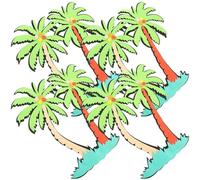 Zerodeko Creative Felt Blackboard Sticker with Coconut Palm Pattern for Classroom Decor Decorative Wall Decal for Study Room and Bedroom Imagination Developing Wall Sticker
