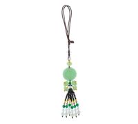Zerodeko Creative Feng Shui Car Pendant for Rearview Mirror Durable Crystal Amulet for Safety and Luck Easy Installation Interior Decor for Peaceful Journey