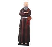 Zerodeko Creative Resin Statue Decor Holy Father Figurine Compact Church Ornament for Decoration for Religious Events and Home Adornment