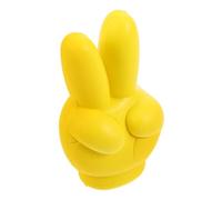 Zerodeko Creative Yellow Victory Ball Car Antenna Topper Polyurethane Exterior Decoration for Cars and Trucks Easy Installation Fit Stylish Vehicle Accessory