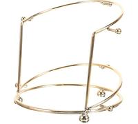 Zerodeko Crown Display Stand Headband Holder Organizer Tiara Rack 6.69X5.51X5.31In Bridal Hair Accessories Storage for Wedding Boutique