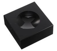 Zerodeko Crystal Ball Display Base Wooden Concave Stand Decorative Anti-rolling Retro Chic Elegant Design for Living Room and Bathroom