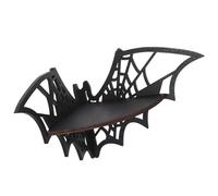 Zerodeko Crystal Display: Bat Shaped Corner Shelves Wooden Wall Corner Shelf Floating Wall Shelf Gothic Scary Wall Art Decoration For Bedroom Bathroom Kitchen