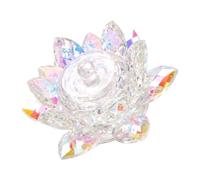 Zerodeko Crystal Lotus Nail Pen Wash Cup with Lid Easy to Carry Easy to Store Professional Acrylic Nail Art Tool for DIY