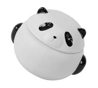 Zerodeko Cute Panda Ceramic Sealed Canister with Airtight Lid Large Capacity Tea Storage Jar for Kitchen and Office Unique Cartoon Sugar and Coffee Container Food Grade Ceramic