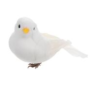 Zerodeko Cute White Dove Car Antenna Topper Decorative Figurine Weather Resistant Vehicle Ornament for Roof and Trunk Easy to Install Car Decoration Accessory