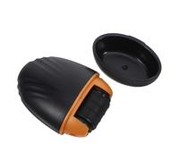 Zerodeko Dashed Line Roller Stamp for Writing Practice 2.56in Black Gold Four-line Grid Stamp with Rolling Wheel for Elementary Students’ Handwriting Guidance