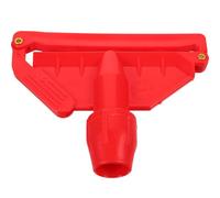 Zerodeko Detachable Mop Head Clamp Replacement Part for Mop Handle Accessories, Sturdy Plastic Construction with Easy Attachment and Detachment, for Commercial and Domestic Cleaning Tasks