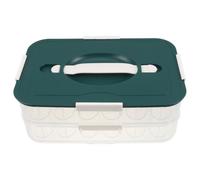 Zerodeko Deviled Egg Platter & Lid, 2-Layer 36 Slots Deviled Eggs Carrier