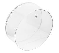 Zerodeko Display Case round Wall-mounted Plastic Figure Storage Box for Mini Figures, Collectibles Showcase and Storing