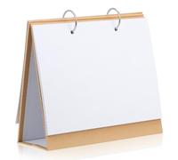 Zerodeko DIY Doodle Book 2-hole Kraft Paper Blank Pages for Scrapbook | Hand-painted Style, Photo Display Use, Khaki Simple Design, Desk Calendar Making Loose-leaf Book