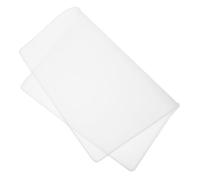 Zerodeko DIY Silicone Casting Mold for Crafts Making and DIY Projects, Drop-Shaped White Silicone Table Mat Mold with High Transparency and Flexibility, for Writing Board and Art Craft