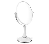 Zerodeko Double Sided Magnifying Makeup Mirror, 6 Inch Glass Cosmetic Mirror with Rotation and Stable Base for Home Makeup