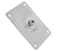 Zerodeko Drum Pad Mounting Plate Metal Drum Practice Pad Stand Attachment Repair Kit Silver Flat Mount and Percussion Accessories