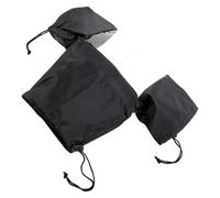 Zerodeko Dslr Camera Rain Cover Waterproof Protective Sleeve Adjustable Sleeves for Cameras and Lenses in Black, for Outdoor Photography and Weather Protection
