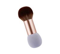Zerodeko Dual-ended Makeup Brush with Soft Sponge and Rounded Powder Head Professional Cosmetic Tool for Face Powder Blusher Contour and Daily Beauty Use