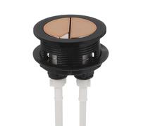 Zerodeko Dual Flush Toilet Button Valve Replacement 48Mm Round Push Button for Bathroom Standard Cisterns Easy Installation