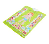 Zerodeko Educational Audio Wall Poster and Babies with Simple Operation, Pvc Material, Bilingual Learning Chart for Early Childhood Education