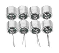 Zerodeko Electret Condenser Microphone Inserts Reliable Aluminum Material 8pcs with Pcb Pins with High Sensitivity for Security Systems and Offices for Audio Monitoring