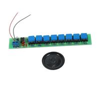 Zerodeko Electronic Organ Diy Kit Ne555 Soldering Parts Set with 8-tone Sound Module for Electronic Learning and Soldering Practice in Music Instrument Projects