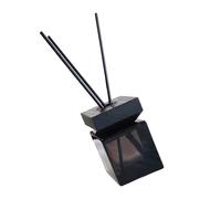 Zerodeko Empty Aroma Diffuser Bottle 100Ml Glass Jar with Wooden Lid and Rattan Reeds Flameless Diffuser for Living Room