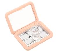 Zerodeko Empty Magnetic Makeup Palette for Lipsticks and Blush with Beige Plastic and Metal Material, Flexible Refilling and Secure Magnetic Attachment, Compact Travel Cosmetic Storage