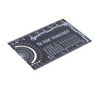 Zerodeko Engineering Rule Ruler Tool Authentic Metric Engineering Scale Lightweight Metal Pocket Compass Scale Errorfree Metric Data Iron Construction Sites for Mechanics and Civil