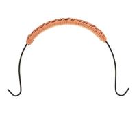 Zerodeko Ergonomic Retro Kettle Grip Made of Iron and Suede Leather with Heat Resistance and Easy Installation, Suitable for Daily Use on Kettles and Teapots in Professional Or Personal