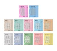 Zerodeko Euro Saving Challenge Envelopes 48Pcs A6 6-Hole Binder Cash Envelopes Weekly and Monthly Budgeting for Financial Habit Development