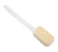 Zerodeko Exfoliating Shower Brush with Long Handle and Palm Buckle Design, Pp Material Bath Scrubber for Household Use, Strong Cleaning Power and Comfortable Grip, Bathing Accessory