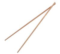 Zerodeko Extra Long Beech Wood Hot Pot Chopsticks 42cm Reusable Chinese Chopsticks for Deep Frying and Noodle Serving, Lightweight Pair for Asian Cooking and Dining
