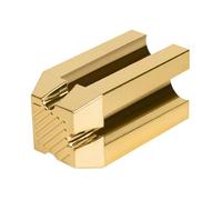 Zerodeko Eyebrow Pencil Sharpener Makeup Pencil Sharpener Plastic Easy to Hold Does Not Leave Missing Chunks Golden for Women Daily Makeup Use